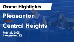 Pleasanton  vs Central Heights  Game Highlights - Feb. 27, 2023