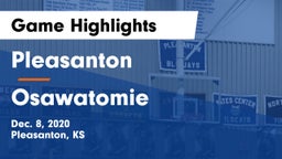 Pleasanton  vs Osawatomie  Game Highlights - Dec. 8, 2020