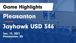 Pleasanton  vs Jayhawk USD 346 Game Highlights - Jan. 12, 2021