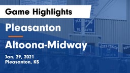 Pleasanton  vs Altoona-Midway  Game Highlights - Jan. 29, 2021