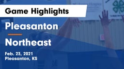 Pleasanton  vs Northeast  Game Highlights - Feb. 23, 2021
