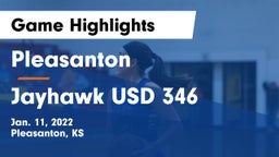 Pleasanton  vs Jayhawk USD 346 Game Highlights - Jan. 11, 2022