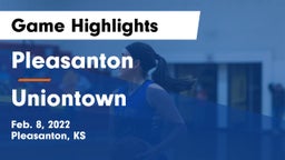 Pleasanton  vs Uniontown  Game Highlights - Feb. 8, 2022