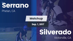 Matchup: Serrano  vs. Silverado  2017