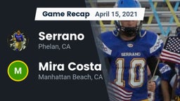 Recap: Serrano  vs. Mira Costa  2021