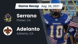 Recap: Serrano  vs. Adelanto  2021