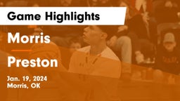 Morris  vs Preston  Game Highlights - Jan. 19, 2024