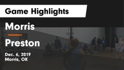 Morris  vs Preston  Game Highlights - Dec. 6, 2019