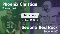 Matchup: Phoenix Christian vs. Sedona Red Rock  2016