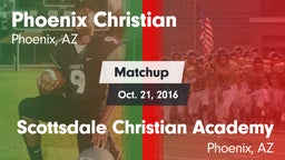 Matchup: Phoenix Christian vs. Scottsdale Christian Academy  2016