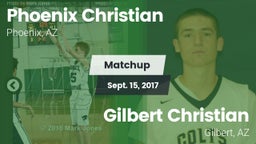 Matchup: Phoenix Christian vs. Gilbert Christian  2017