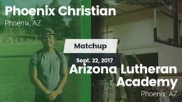 Matchup: Phoenix Christian vs. Arizona Lutheran Academy  2017
