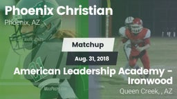 Matchup: Phoenix Christian vs. American Leadership Academy - Ironwood 2018