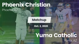 Matchup: Phoenix Christian vs. Yuma Catholic  2020
