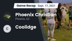 Recap: Phoenix Christian  vs. Coolidge 2021
