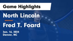 North Lincoln  vs Fred T. Foard  Game Highlights - Jan. 16, 2024
