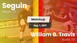 Matchup: Seguin  vs. William B. Travis  2017