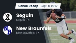 Recap: Seguin  vs. New Braunfels  2017