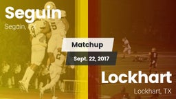 Matchup: Seguin  vs. Lockhart  2017