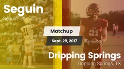 Matchup: Seguin  vs. Dripping Springs  2017
