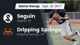 Recap: Seguin  vs. Dripping Springs  2017