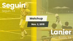 Matchup: Seguin  vs. Lanier  2018