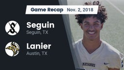 Recap: Seguin  vs. Lanier  2018