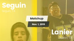 Matchup: Seguin  vs. Lanier  2019
