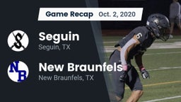 Recap: Seguin  vs. New Braunfels  2020