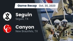 Recap: Seguin  vs. Canyon  2020
