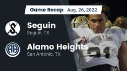Recap: Seguin  vs. Alamo Heights  2022