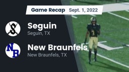 Recap: Seguin  vs. New Braunfels  2022
