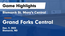 Bismarck St. Mary's Central  vs Grand Forks Central  Game Highlights - Dec. 9, 2023