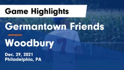 Germantown Friends  vs Woodbury  Game Highlights - Dec. 29, 2021