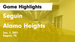 Seguin  vs Alamo Heights  Game Highlights - Jan. 7, 2021