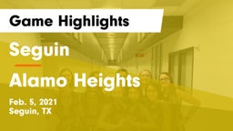 Seguin  vs Alamo Heights  Game Highlights - Feb. 5, 2021