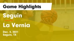 Seguin  vs La Vernia  Game Highlights - Dec. 4, 2021