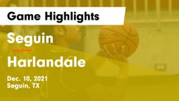 Seguin  vs Harlandale  Game Highlights - Dec. 10, 2021