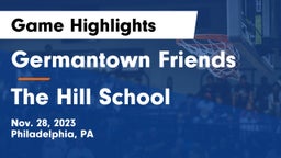 Germantown Friends  vs The Hill School Game Highlights - Nov. 28, 2023
