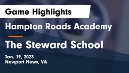 Hampton Roads Academy  vs The Steward School Game Highlights - Jan. 19, 2023