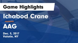 Ichabod Crane vs AAG Game Highlights - Dec. 5, 2017