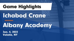 Ichabod Crane vs Albany Academy Game Highlights - Jan. 4, 2022