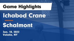 Ichabod Crane vs Schalmont  Game Highlights - Jan. 18, 2022