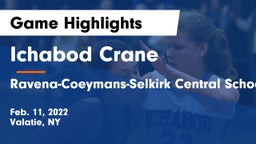 Ichabod Crane vs Ravena-Coeymans-Selkirk Central School District Game Highlights - Feb. 11, 2022