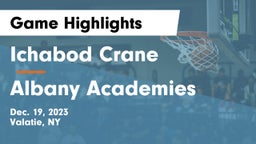 Ichabod Crane  vs Albany Academies Game Highlights - Dec. 19, 2023