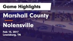 Marshall County  vs Nolensville  Game Highlights - Feb 15, 2017