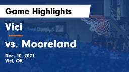 Vici  vs vs. Mooreland Game Highlights - Dec. 10, 2021