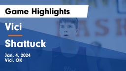 Vici  vs Shattuck  Game Highlights - Jan. 4, 2024