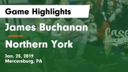 James Buchanan  vs Northern York  Game Highlights - Jan. 25, 2019
