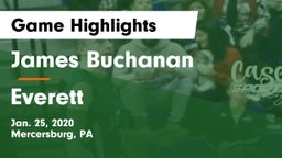 James Buchanan  vs Everett  Game Highlights - Jan. 25, 2020